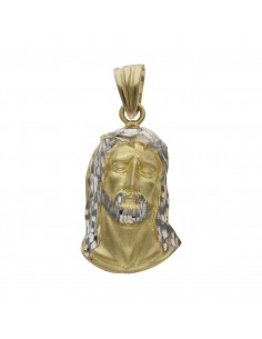 CABEZA CRISTO BICOLOR ORO...