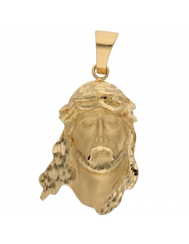 CABEZA CRISTO ORO 18KL - 22X34MM