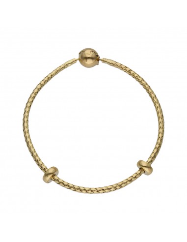 PULSERA ORO 18KL FLEXIBLE CON STOPPERS