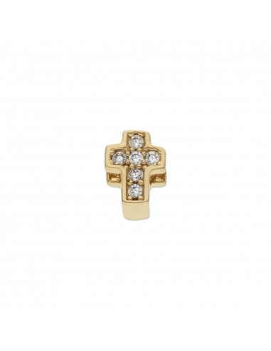 CHARMS CRUZ ORO 18KL CIRCONITAS