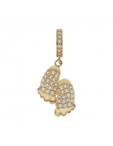 CHARMS COLGANTE PIES ORO 18KL