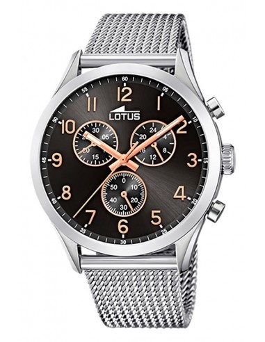 RELOJ LOTUS CRONO MILANESA CABALLERO