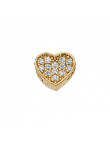 CHARMS CORAZON ORO 18KL CIRCONITAS