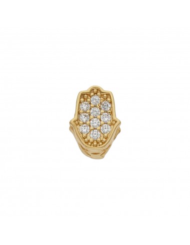 CHARMS MANO FATIMA ORO 18KL CIRCONITAS