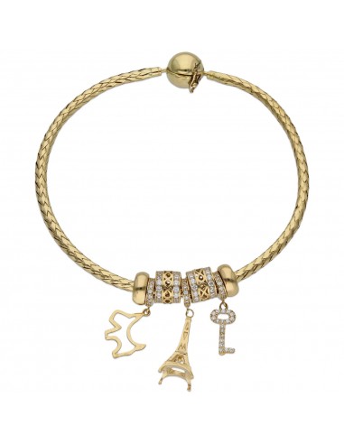 PULSERA FLEXIBLE ORO 18KL - TU VIDA