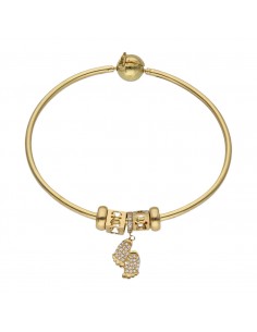 PULSERA RIGIDA ORO 18KL - MAMA