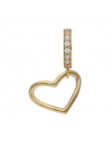 CHARMS ORO 18KL CORAZON CIRCONITAS