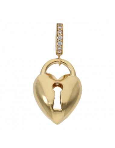 CHARMS ORO 18KL CANDADO CIRCONITAS