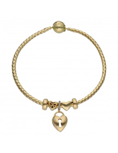 PULSERA FLEXIBLE ORO 18 KL - LOVE