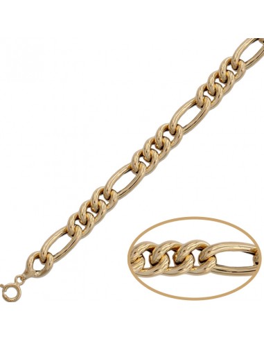 COLLAR ORO 18KL 3x1 HUECO - 9MM