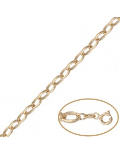 COLLAR HUECO ORO 18KL ROLOT...