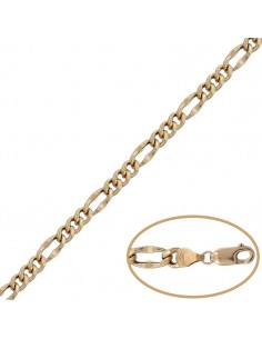 COLLAR HUECO ORO 18KL 3x1 -...
