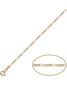 CADENA HUECA 3x1 ORO 18KL -...