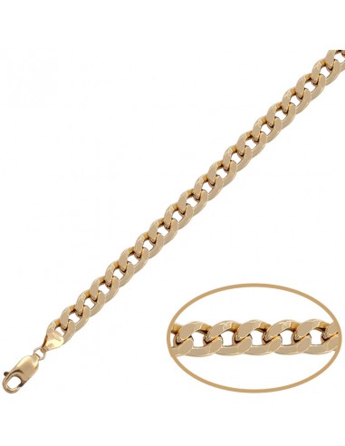 COLLAR ORO 18KL BARBADO HUECO - 7MM