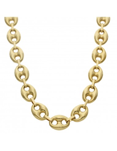 COLLAR HUECO CALABROTE ORO 18KL