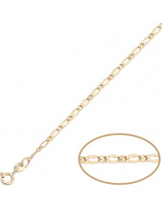 CADENA 1x1 HUECA ORO 18KL -...