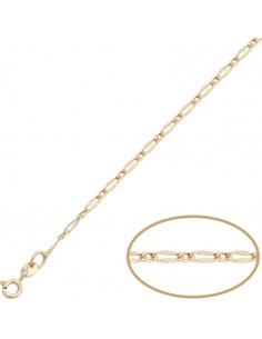 CADENA 1x1 HUECA ORO 18KL -...