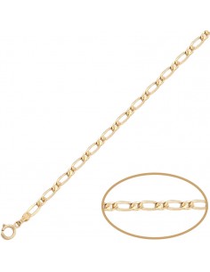 CADENA 1x1 HUECA ORO...