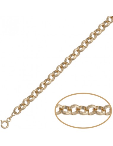 COLLAR HUECO ORO 18KL ROLOT - 7MM