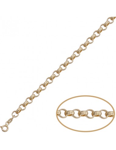 COLLAR HUECO ORO 18KL ROLOT - 5.50MM