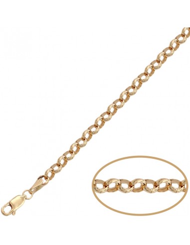 COLLAR HUECO ORO 18KL ROLOT - 4MM