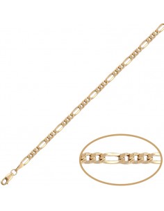 CADENA HUECA 3x1 ORO 18KL -...