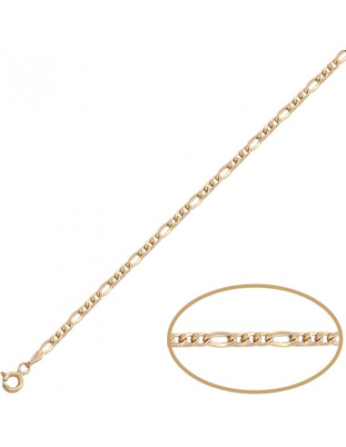 CADENA HUECA ORO 18KL 3x1-2.5MM