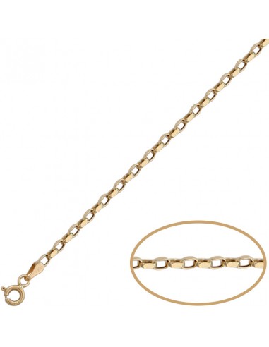 COLLAR ORO 18KL ROLOT PLANO HUECO -...