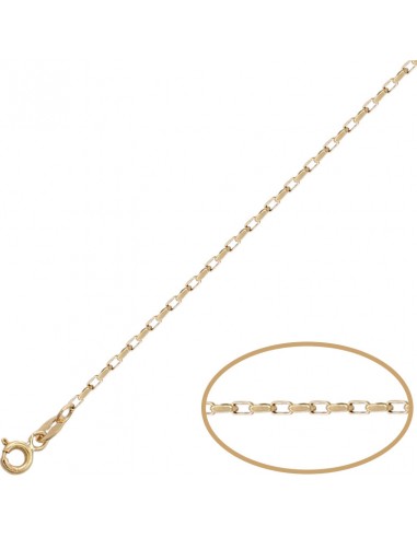 CADENA ROLOT PLANO ORO 18KL - 1.00MM