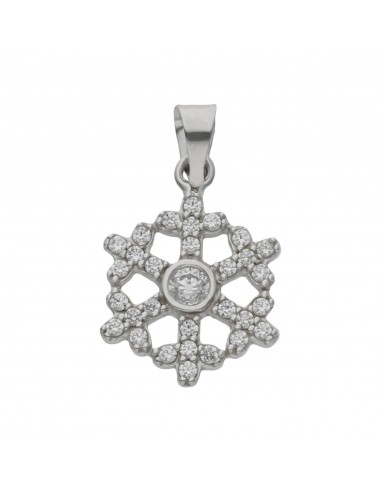 COLGANTE ORO BLANCO 18KL ESTRELLA