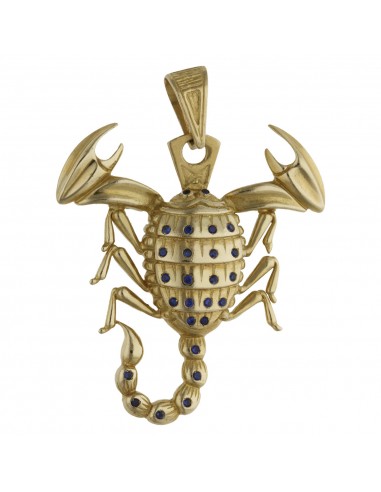 COLGANTE ESCORPION ORO 18KL DE 47X52MM