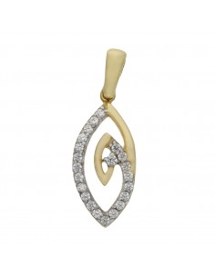 COLGANTE ORO 18KL OVAL...
