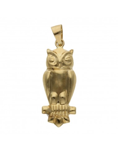 COLGANTE ORO 18KL BUHO