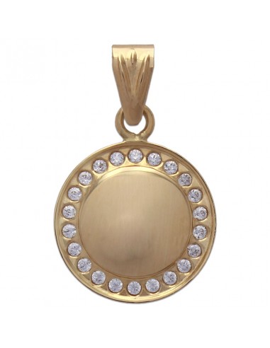 COLGANTE ORO 18KL CIRCONITAS - 11MM