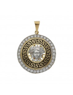 COLGANTE ORO 18KL CON GRECA...