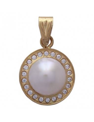 COLGANTE ORO 18KL CIRCONITAS - 11X17MM