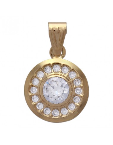 COLGANTE ORO 18KL CIRCONITAS - 11MM