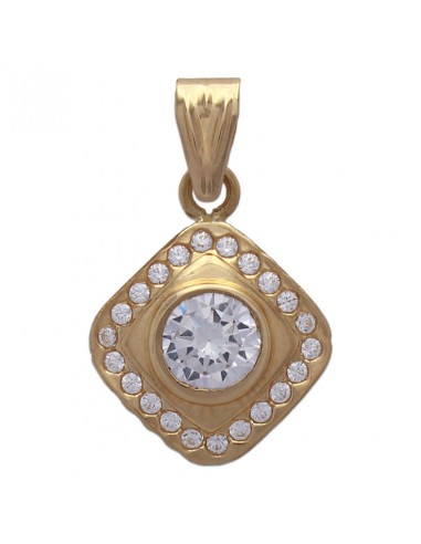 COLGANTE ORO 18KL CIRCONITAS - 11X17MM